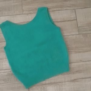 VINTAGE ANGORA TANK..MEDIUM